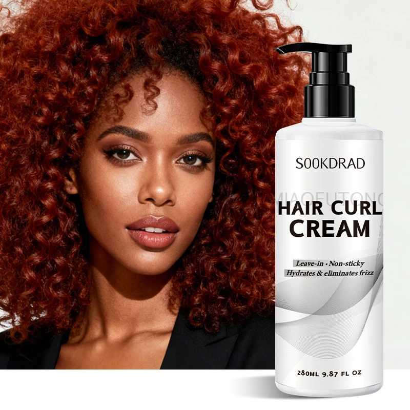Adult Curly Styling Cream | 280ml | Contains Moroccan Argan Oil | Long-lasting and effective for controlling curls