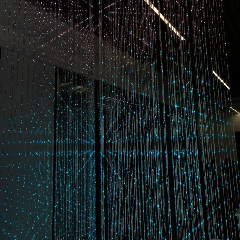3D Led Seed Matrix Light RGB DMX Control Led Display;6.25cm Pixel Spacing;8 Lines*8 Lines=50cm*50cm per Cabinet 3m/4m/5m view 5