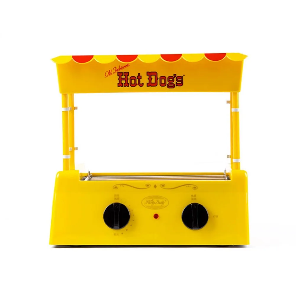 Electric Hot Dog Roller Sausage Grill Cooker Machine 5 Hot Dog Capacity Household Hot Dog Machine For Children And Adults