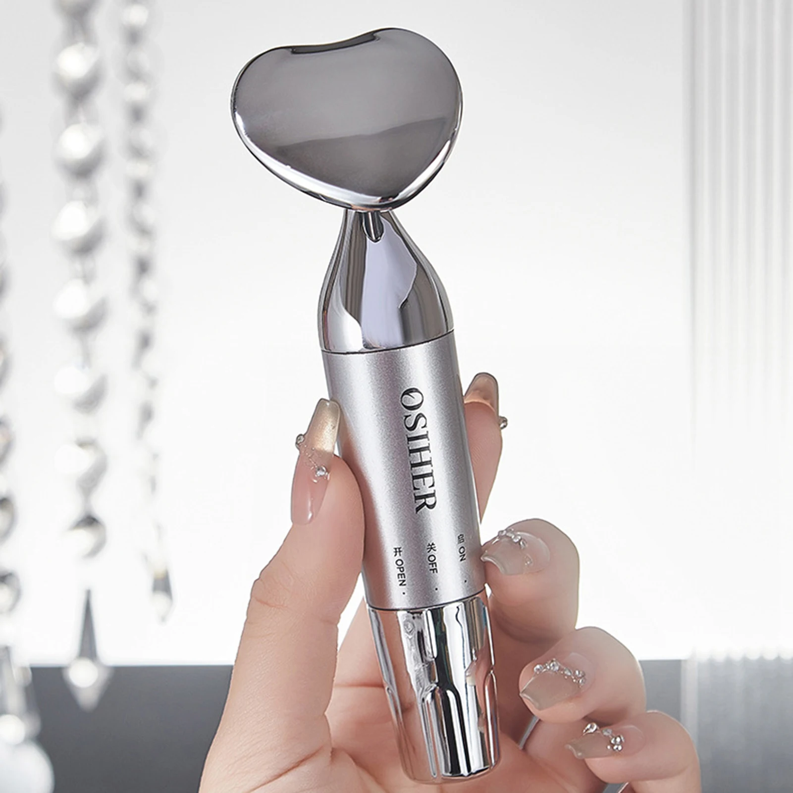 2 in 1 Beauty Massager for Face Battery-operated Skin Care Face Sculpting Tool Suitable for Wrinkles Double Chin