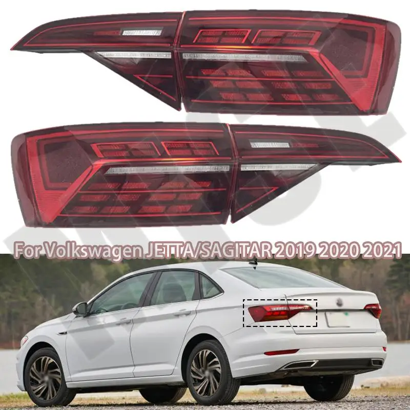 Car Left Right tail Lights Rear Bumper Outer taillight Brake Light Tail Lamp Taillamp For VW JETTA/SAGITAR 2019 -2021 17A945093