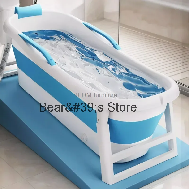 

Foldable Bath Tub Full Body Adult Large Bathtub Simple Portable Bathtubs Adult Household Children's Thickened Bath Bidet