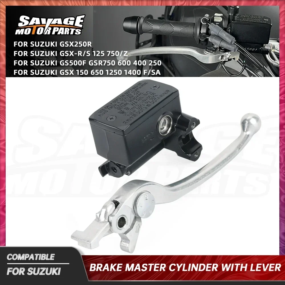 GSX250R Główny cylinder hamulca przedniego 22 mm do Suzuki GSX150 650 1250 F/SA GSX-R/S 125 750Z GSR750 600 400 250 Dźwignia hamulca CNC