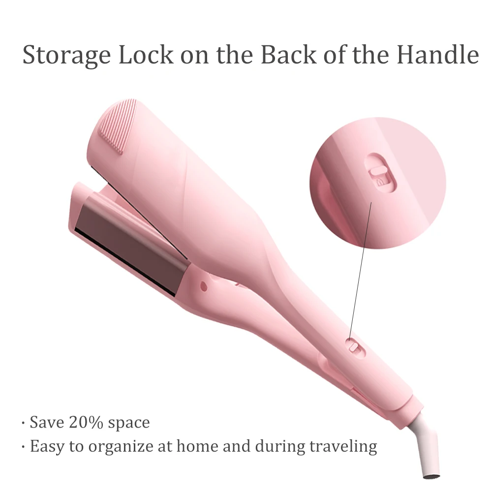 STLFP براءة اختراع 32 مللي متر حورية البحر الشعر متموج بكرة الشعر موجة الشاطئ مكواة تجعيد العقص موجة الحديد استخدام لفة الشعر مكواة تجعيد T #4