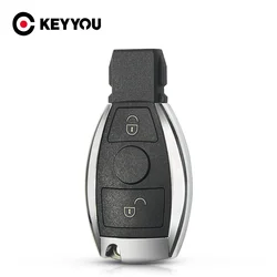 KEYYOU Smart Remote Key Shell Case Fob For Mercedes Benz Year 2000+ Supports Original NEC and BGA E300 E350 E250 A180 E400 E550