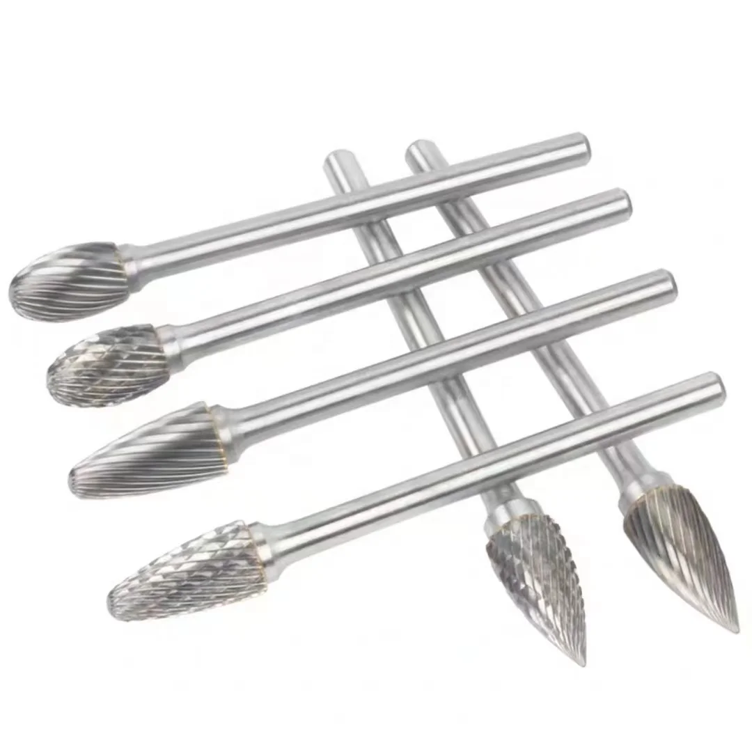 

3*6 mm Solid Carbide Rotary Burrs for Metal Material Processing 10PCS