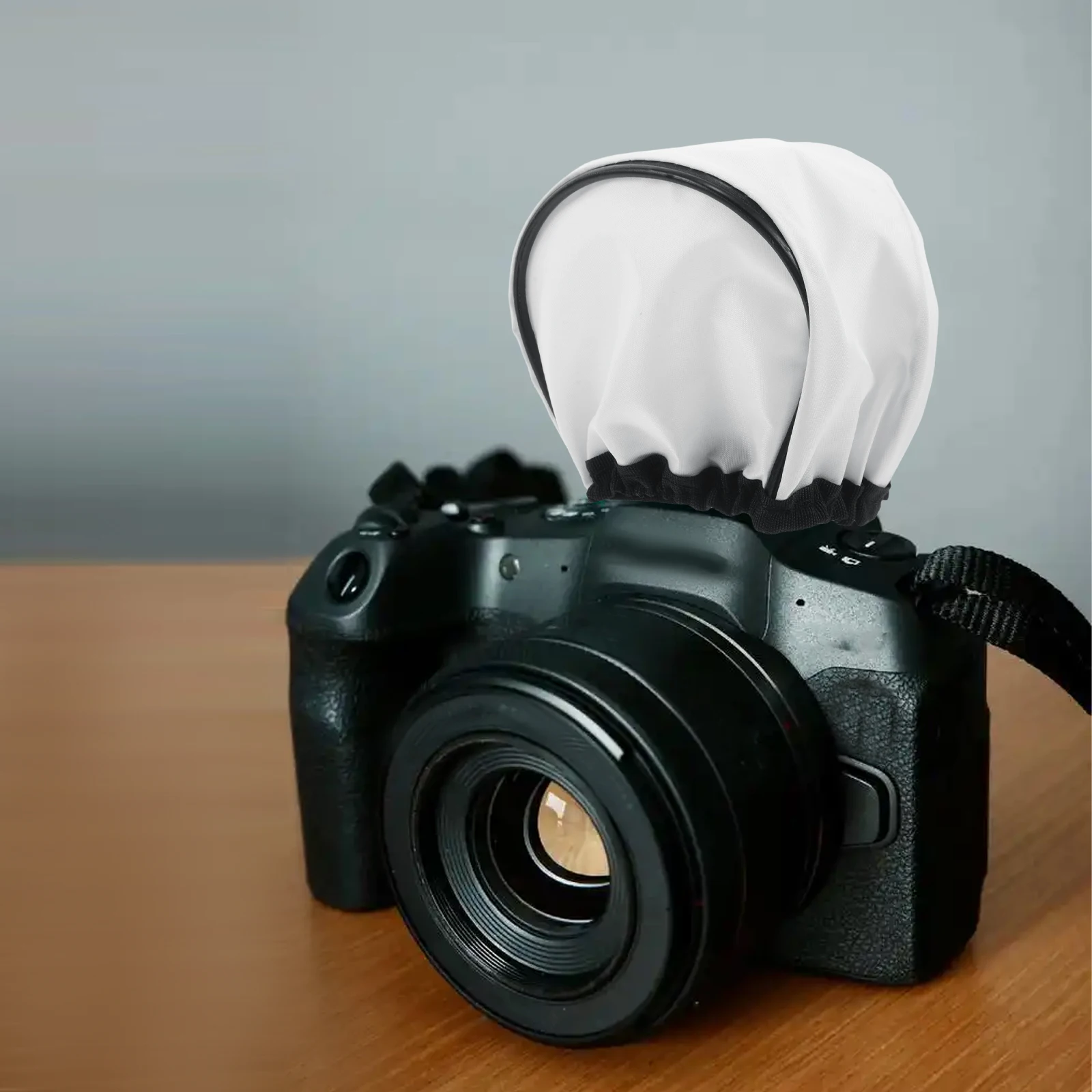 

Universal Flash Diffuser Cover for Camera Soft Light Bounce Cloth Sleeve to Reduce Glare Harsh Lighting Easy Attach