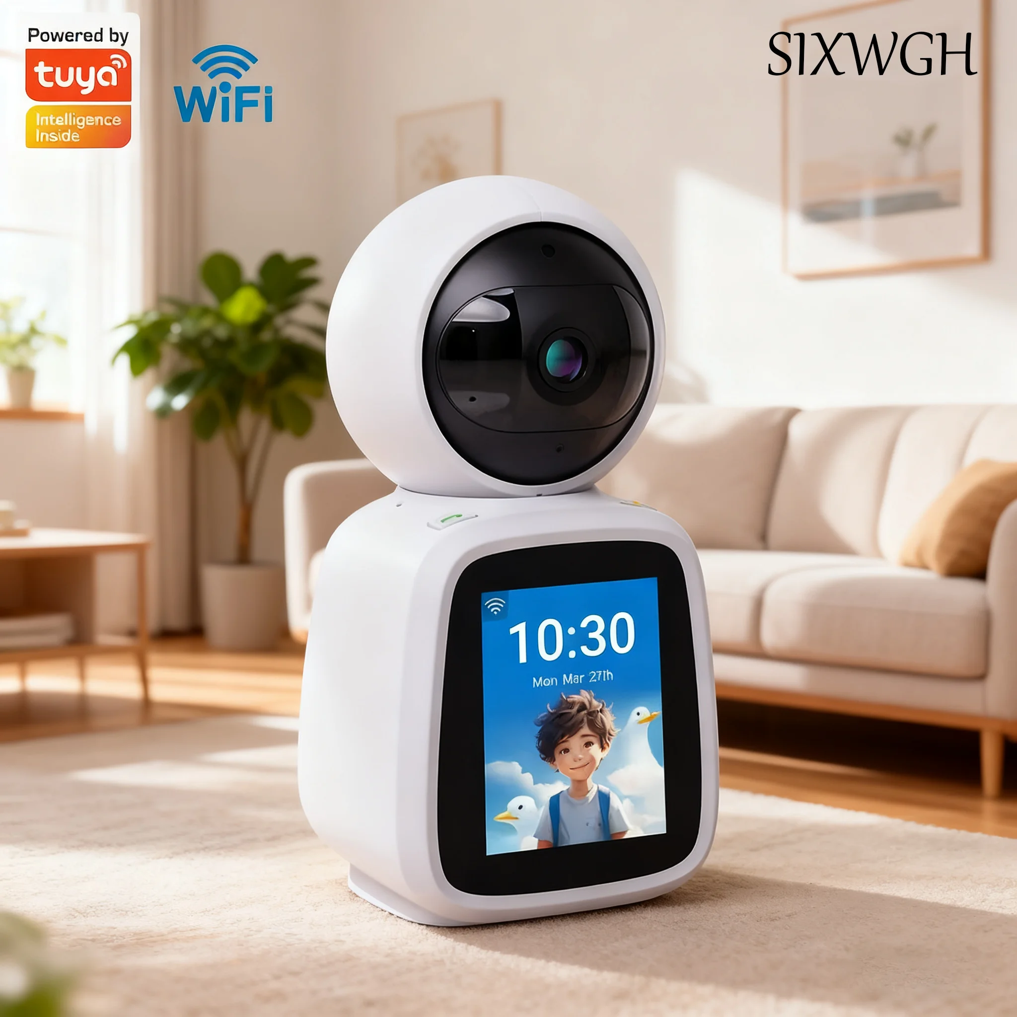 

SIXWGH двусторонняя 1080P 2MP HD видеокамера домашней безопасности умные камеры ночного видения облачное хранилище мгновенный вызов для отелей RVs