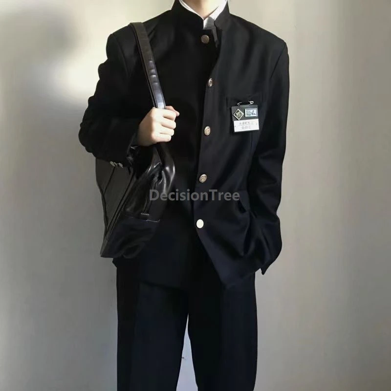 2026 academy style vintage classic DK uniform japanese style collage class uniform elegant handsome buckle design four-piece set