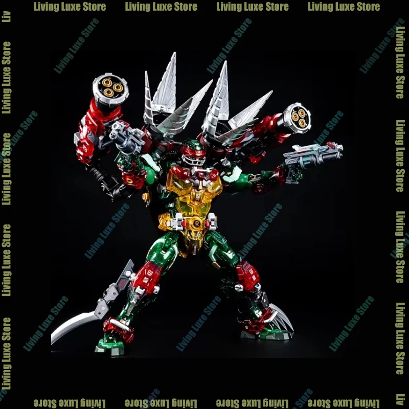 Limited Color Transparency Edition HEATBOYS Teenage Mutant Ninja Turtles Raphael HB0084 Action Figure Mecha Model Collection Toy