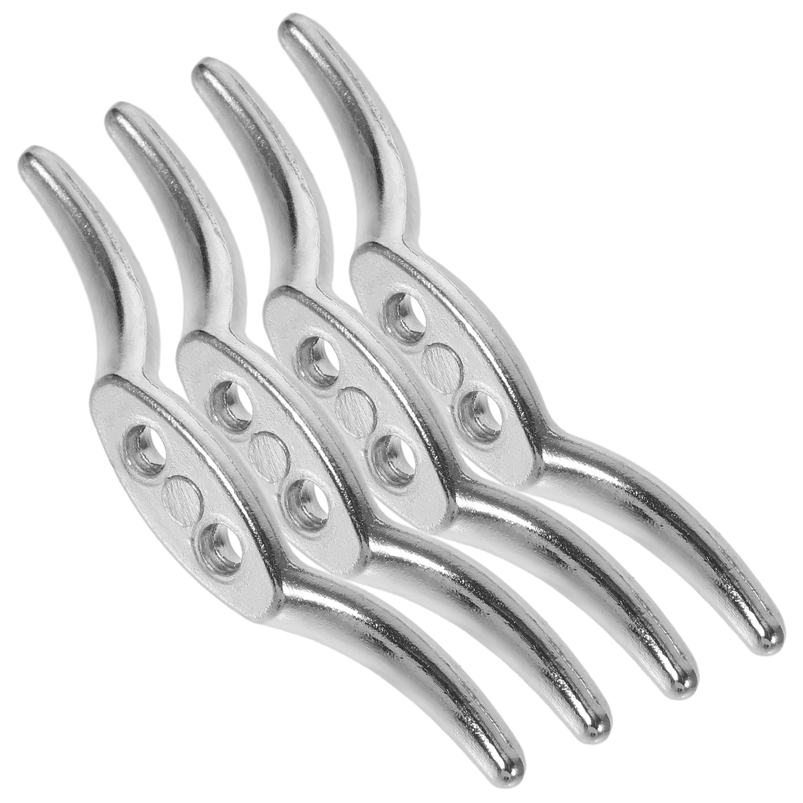 

4 Pcs Blind Cord Cleat Curtain Hook Cleats Blinds Window Metal for Cords