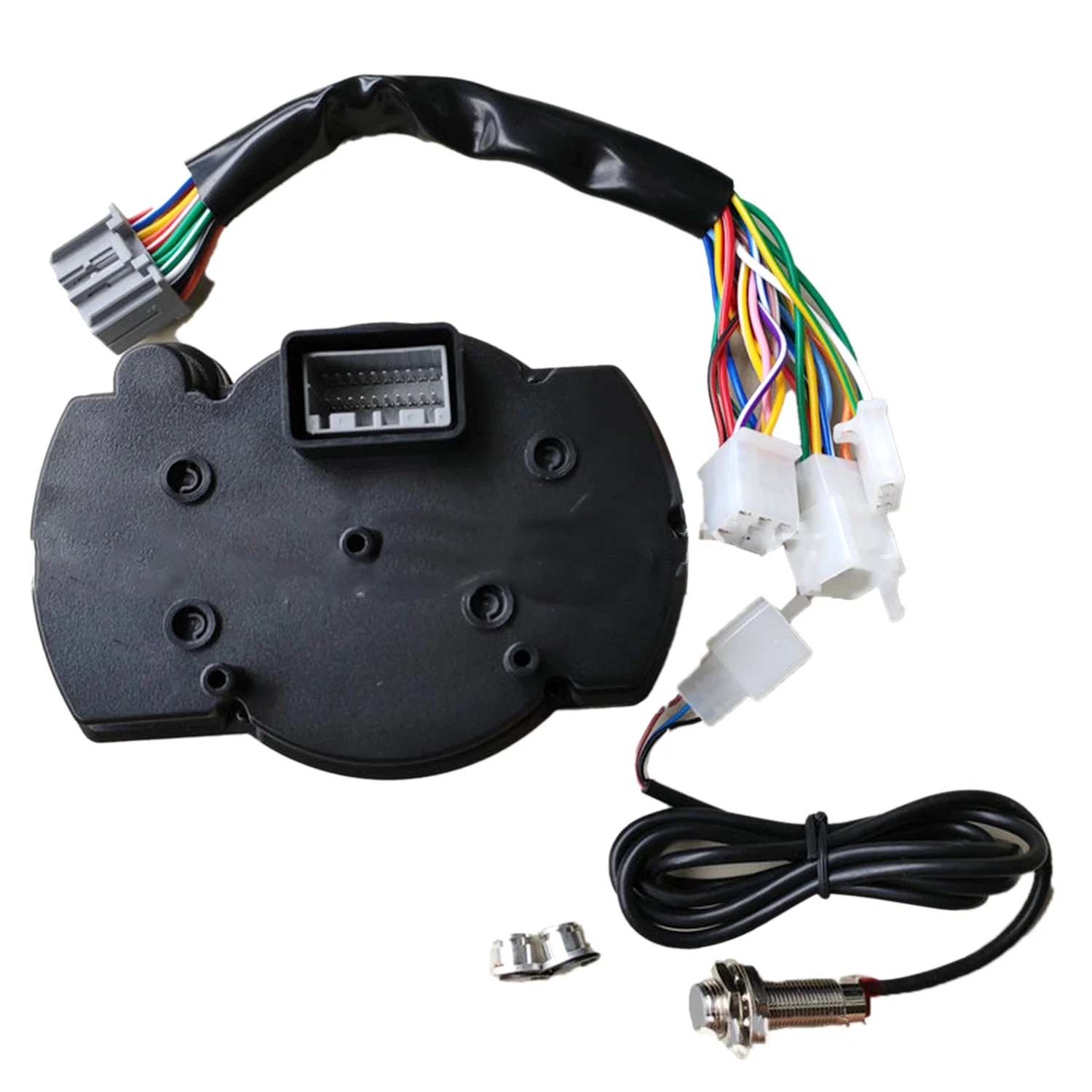 دراجة نارية LCD لوحة القيادة الرقمية ل KOSO RX2N عداد السرعة استبدال عداد المسافات متر أداة قابل للتعديل ماكس 299 كيلومتر/ساعة 7 ألوان