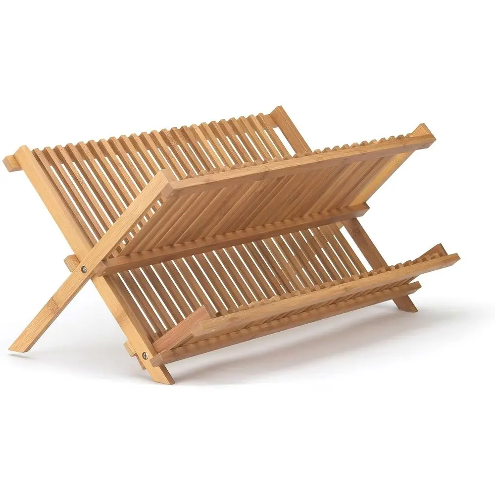 

Bamboo olding Dish Drying Rack, 20.5 x 13-Inches
