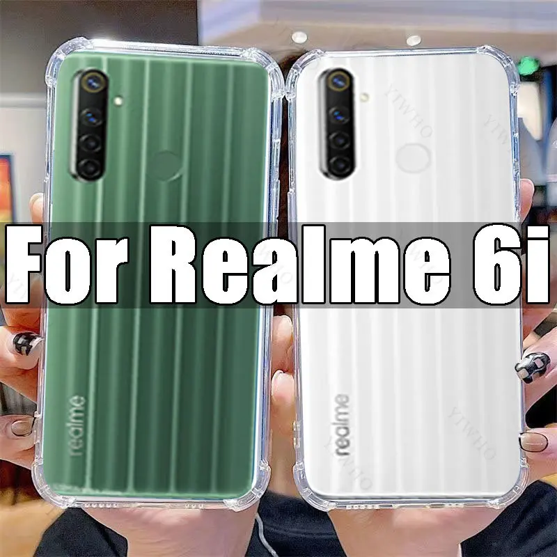 Clear Phone Case for Realme 6i TPU Transparent Case Realme 6 I Realme6i 6.5\