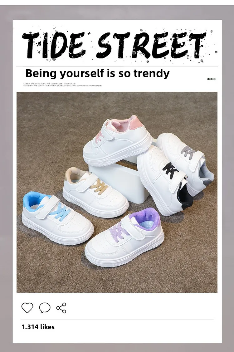 2026 Herbst Kinder Barfußschuhe mit breiter Zehenbox für Jungen und Mädchen – Minimalistische Sneaker aus leichtem Kunstleder mit Klettverschluss – Detail 6