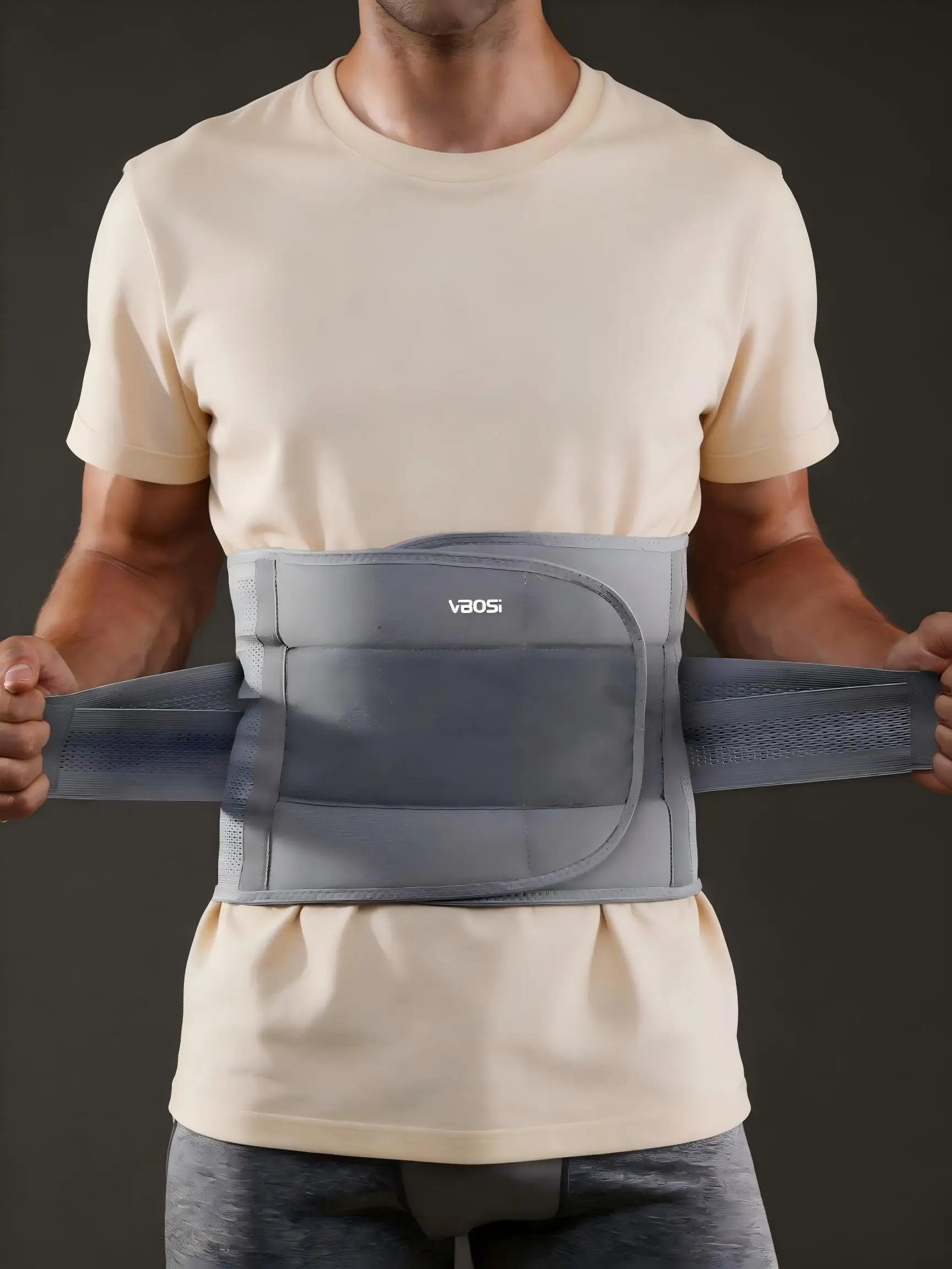 Men Women Waist Trainer Belt Waist Trimmer Weight Loss Workout Fitness Back Support