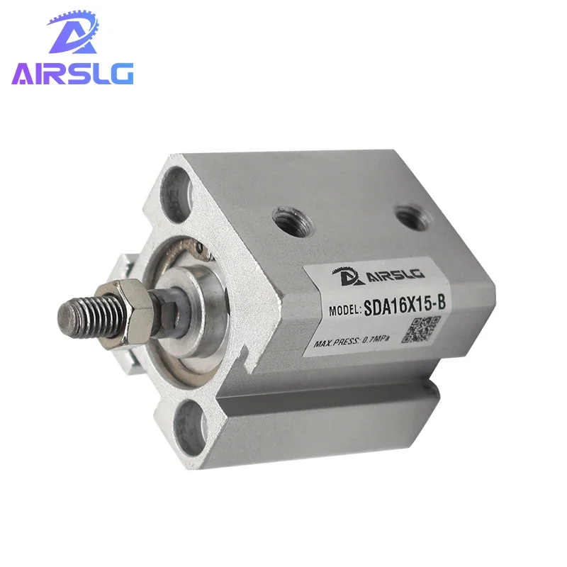 AIRTAC Type SDA SDA12 -5-10-15-20-25-30-35-40-45-50-S-B Air pneumatic cylinder double acting compact cylinder female/male thread