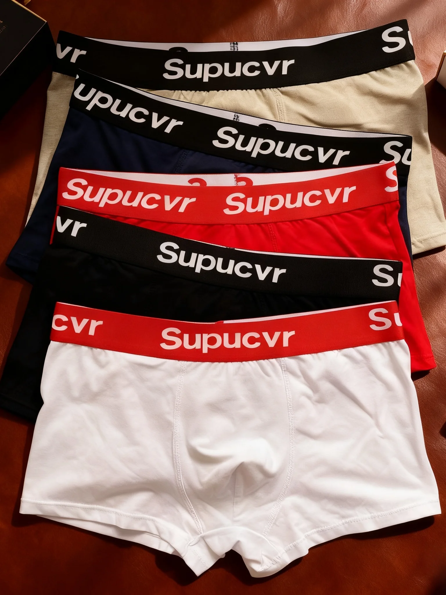 Sup Cotton Sports Underwear Men's Pure Color Flat Angle Pants Handsome Neutral Student Men's Quadrangle Pants Sport Briefs