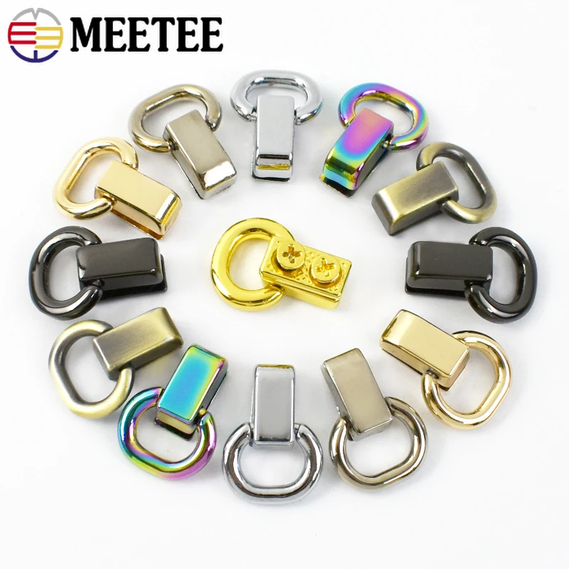 2/4/10Pcs 11mm Ring Metal Bags Strap Buckles Side Clasp Clip Hooks for Bag Belt Webbing Leather Craft Hardware Accessories