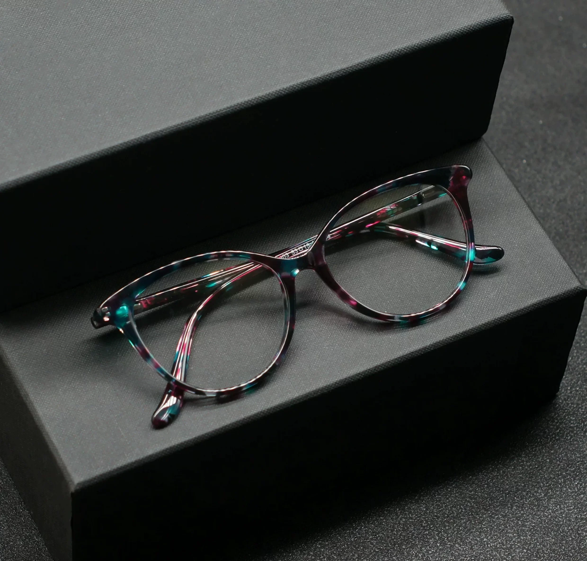 Vintage oval-shaped glasses frame Ca103 acetate fiber glasses frame for men and women, can be paired with prescription glasses