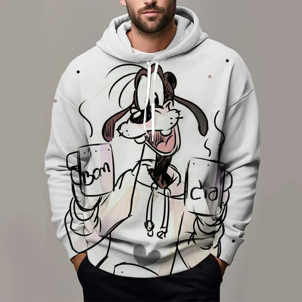 Disney Hoodies Gaofei 3D Print Man Women Retro Oversized Streetwear Y2k Hoodie Pullovers Hooded Sweatshirts Kids Clothing