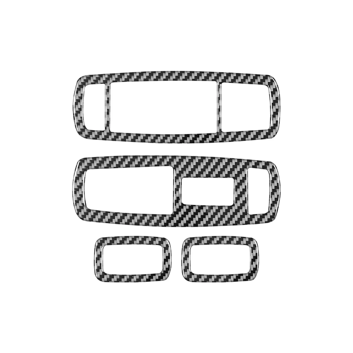 

NNR-Carbon Fiber for Journey 2011-2017 Window Lift Control Panel Cover Sticker Trim Interior Accessories