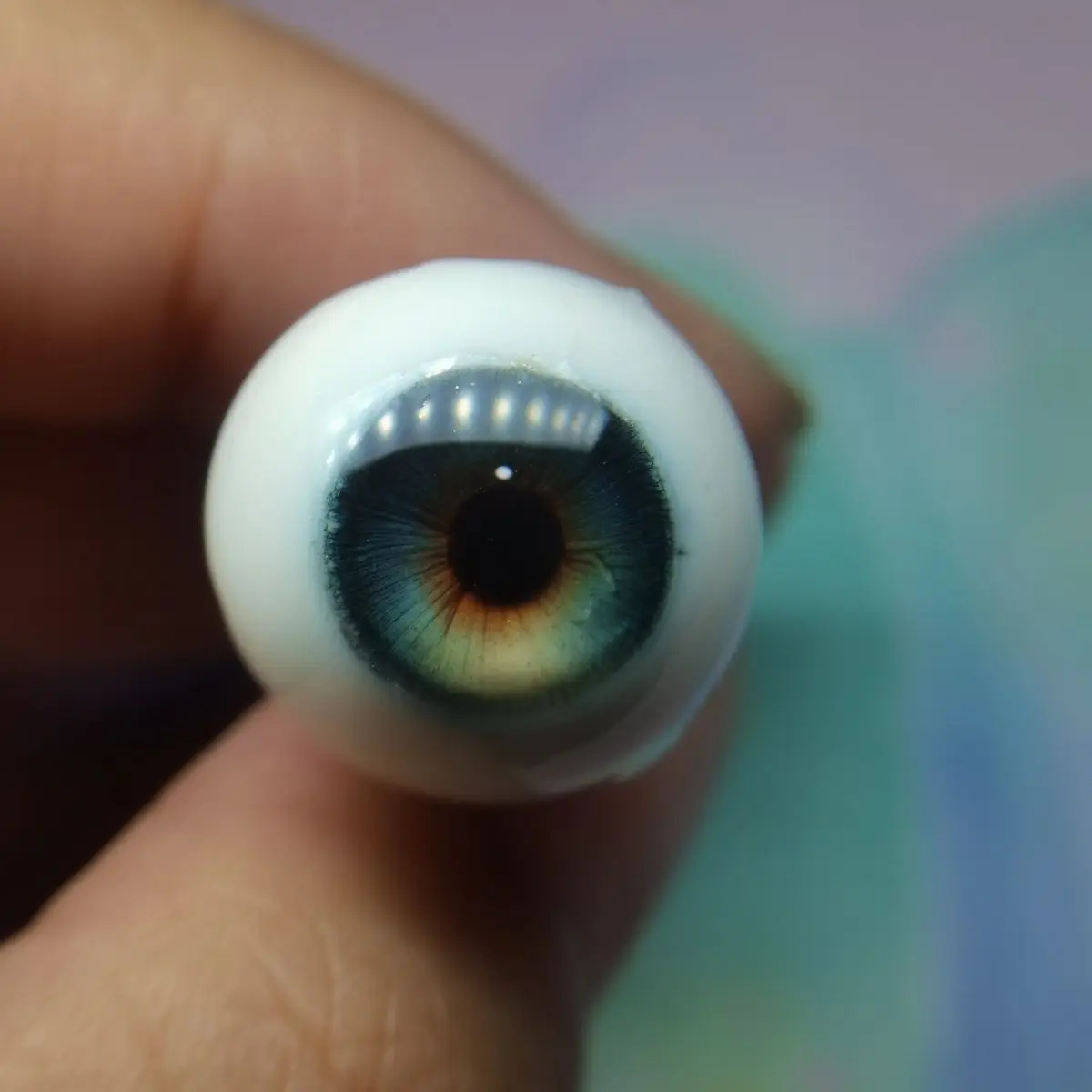 Doll Accessories Doll Eyes 8/10/12/14/16/18/20mm for 1/3 1/4 Bjd Doll Ob11 Human Realistic Stereoscopic Plaster Eyeball Girl Toy