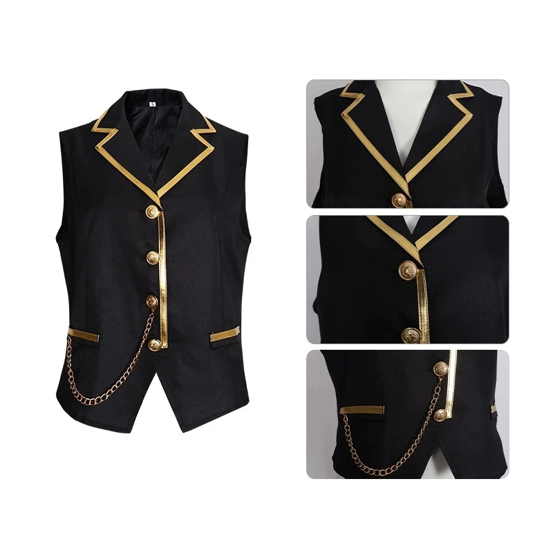 Chaleco de traje ajustado para hombre, chaleco de negocios para caballero, estilo inglés, chaleco fino con un solo botón y cuello en V, Top de retazos