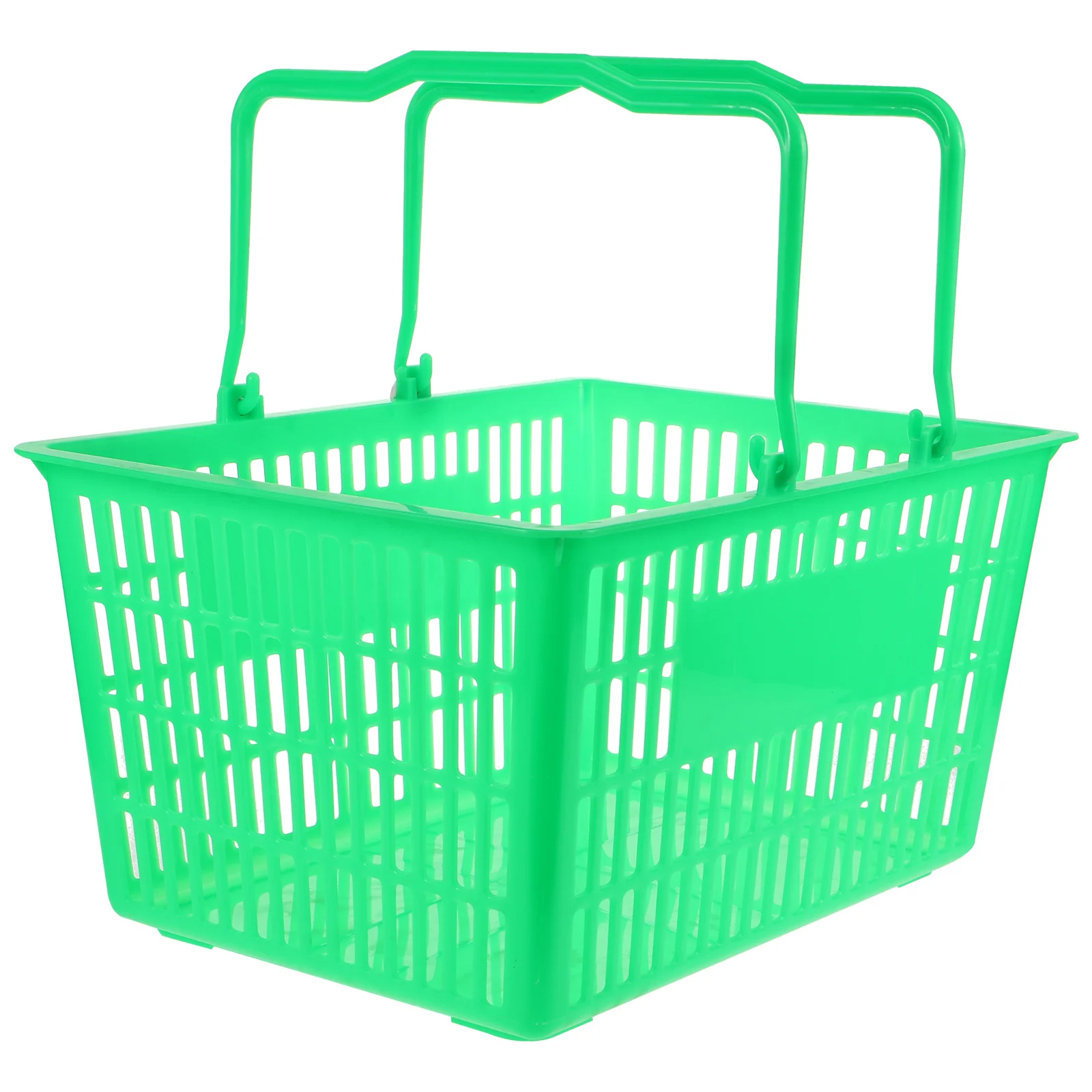 

Shopping Basket Pink Medium Thickened Plastic Grocery Storage Sundries Handheld Commercial Supermarkets Snack Fruit Hollow