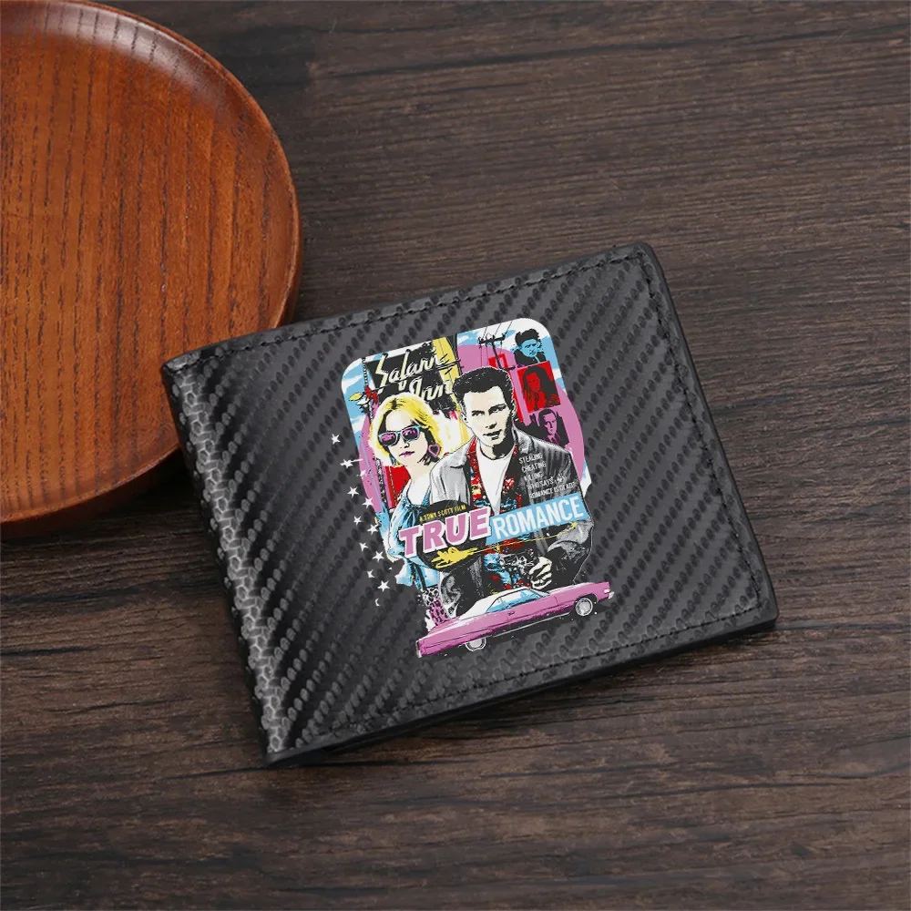 Couple,car,gun,action,love,adventure. Men's Wallets Simple Business Modern Stylish Printing Design Gifts For Father Boyfriend Ch