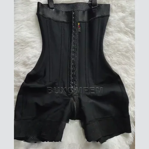 Imagen 2 del producto Fajas Colombianas con huesos, ropa interior Invisible, pecho frontal, moldeador de cuerpo de pecho abierto posparto para mujeres posparto 2024