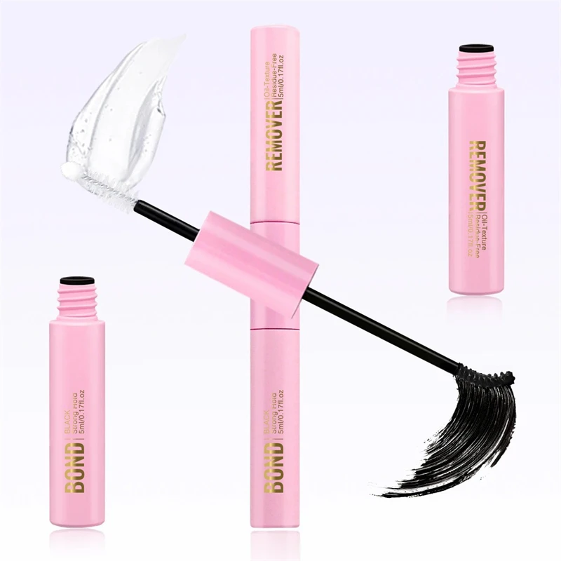 Double-Ended Segmented Eyelash Glue Bond Remover Makeup Remover And Glue Removal Solution for Lash Grafting