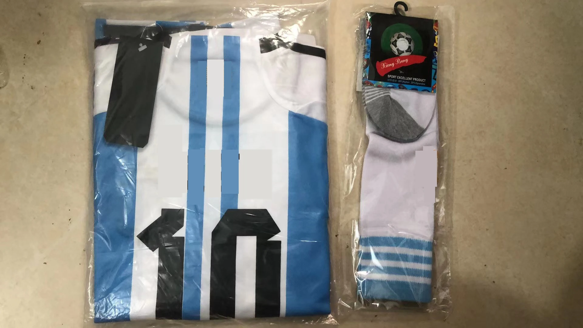 男子アルゼンチン代表サッカージャージーセット、ホーム10チーム、キッズ、14-2XL、22-23