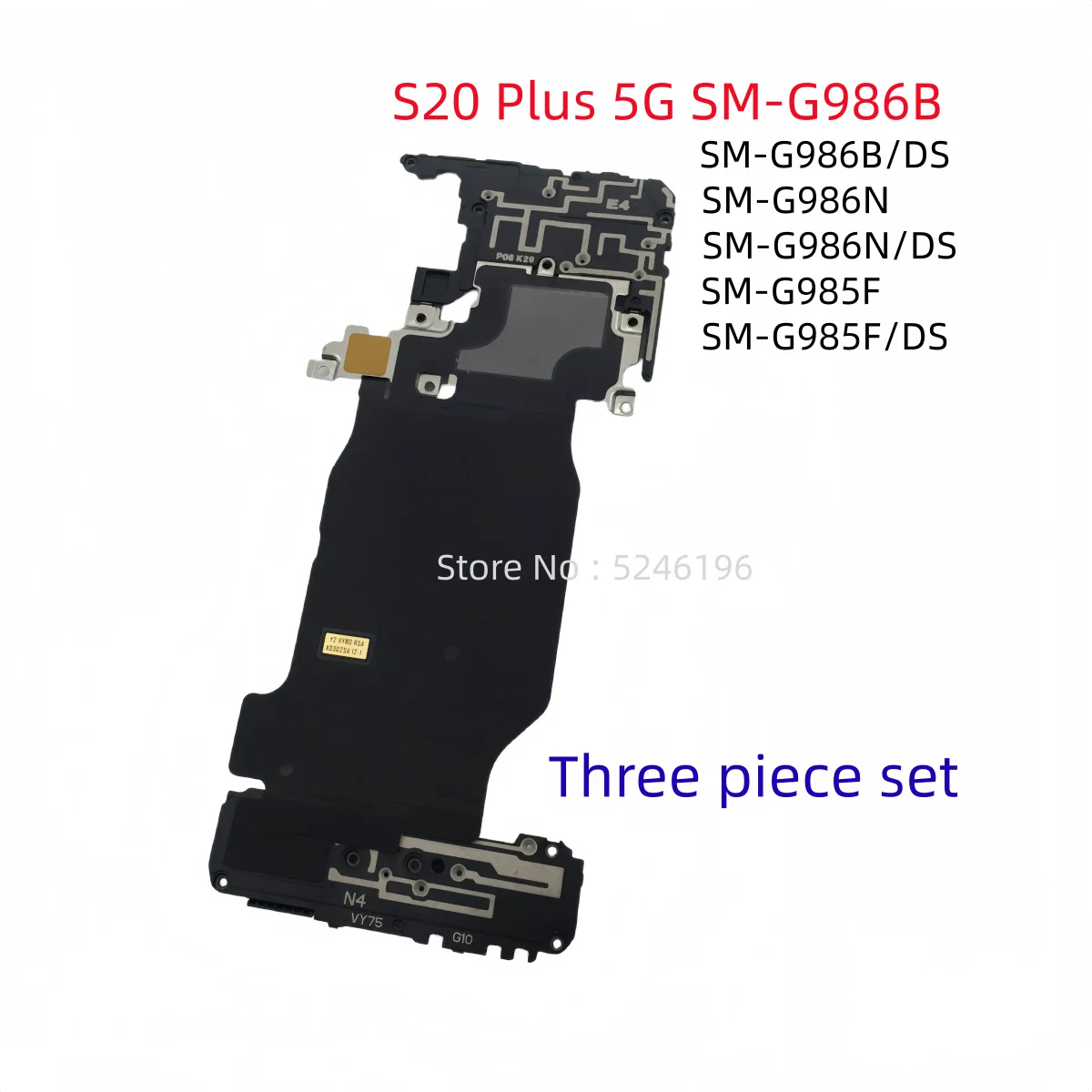 1pcs Wireless Charging NFC+Antenna Cover Bottom Sound Speaker For Samsung Galaxy S20+ S20 Plus 5G SM-G986B SM-G986N SM-G985F
