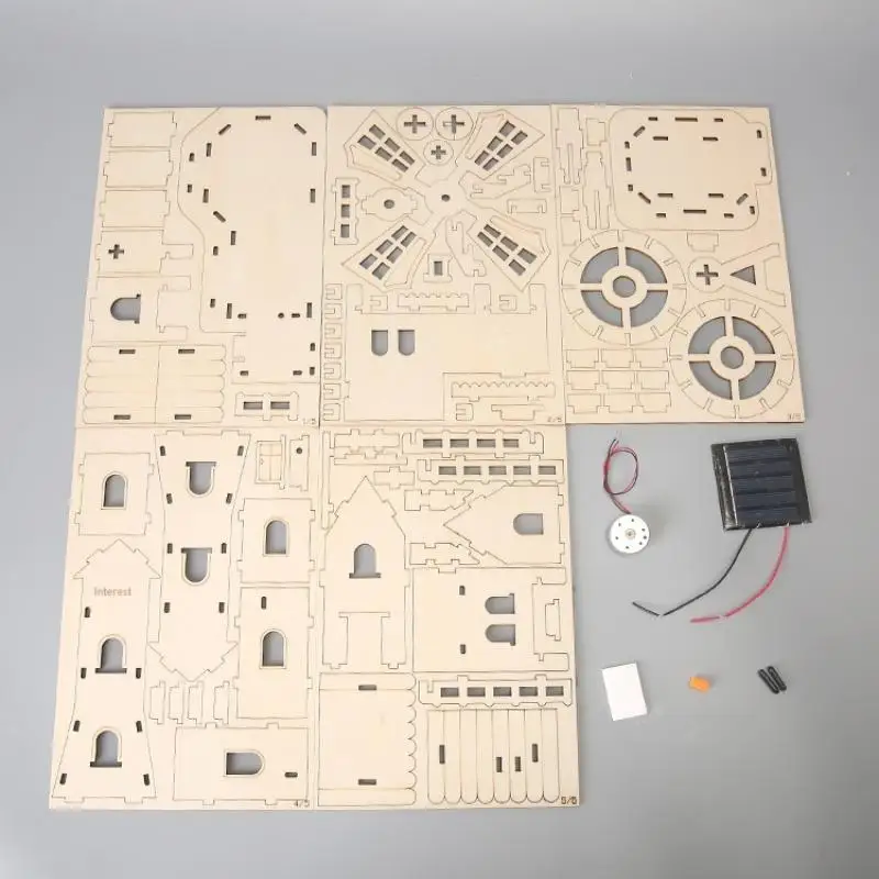 ☀1 Set 3D Wooden Jigsaw Puzzles Educational Science Experiments - Image 2