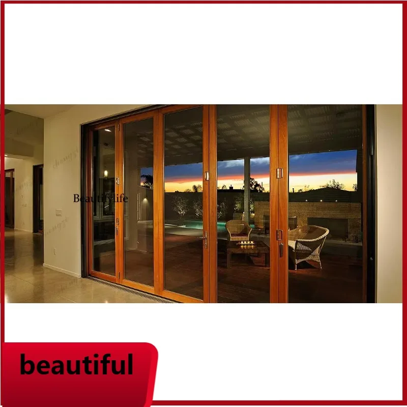 F181Z183 Customization High-Quality, Cost-Effective Aluminum Alloy Folding Doors Are Suitable For A Variety Of Applications.