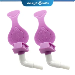 2Pcs/Pack EASYINSMILE Dental Saliva Ejector Strong Isolation Mouth Pieces HVE Autoclavable Dryshield Adapater Compatible Tube