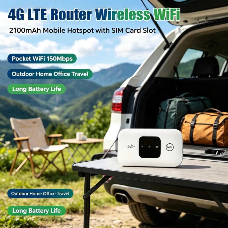 4G Lte Router Sim - Routeur de poche sans fil 4G