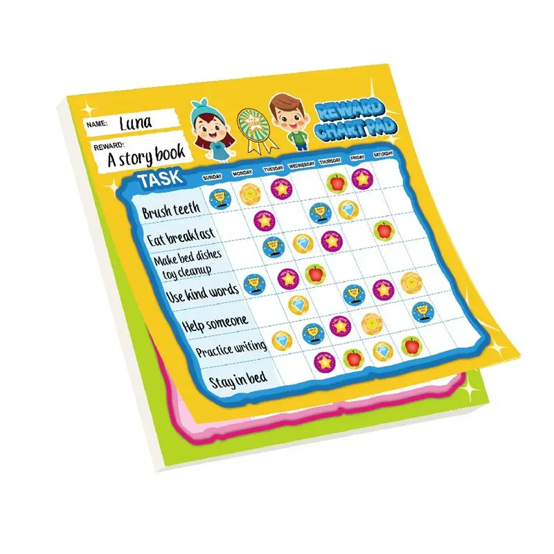 

A86P-Sticker Chart For Kids Behavior Magnetic Visual Kids Chore Chart Educational Homeschool Supplies