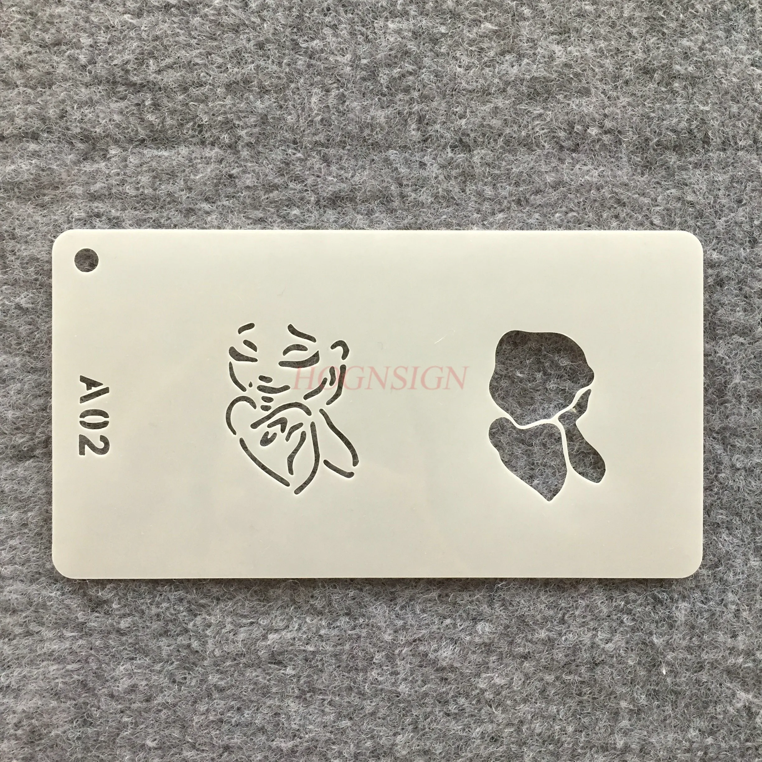 1PCS Facial drawing, children's hand drawn hollow tattoo, color drawing template, ruler drawing template tool