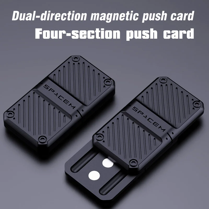 Alloy Fidget Slider - جهاز تخفيف التوتر المعدني الصامت لمكتب ADHD، هدية مثالية للبالغين والأطفال لعبة Fidget Spinner Fidget