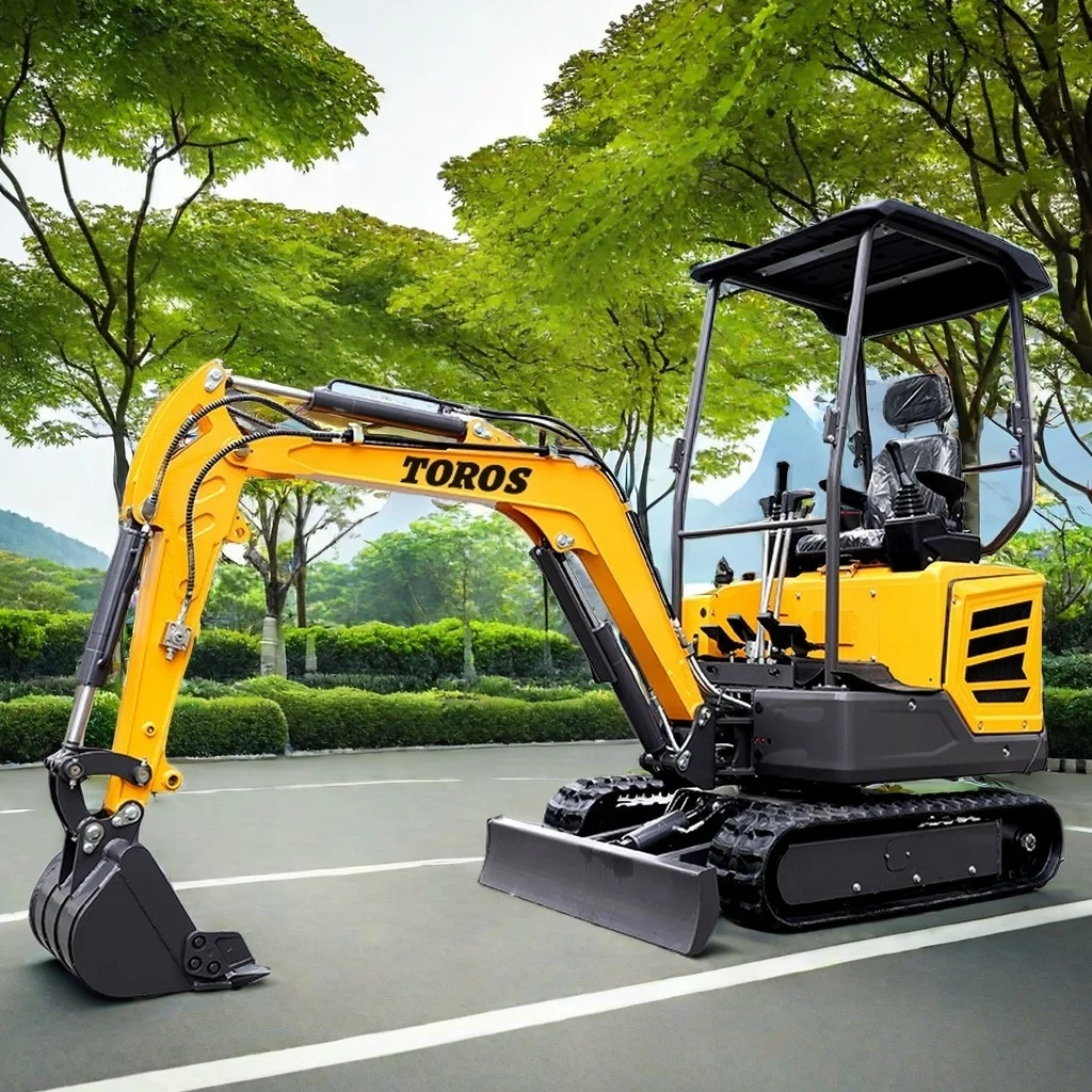 Gratis Verzending 1.8 Ton Mini Crawler Graafmachine 1ton Digger Machine Kleine Graafmachine Bagger Prijs Aanpasbaar