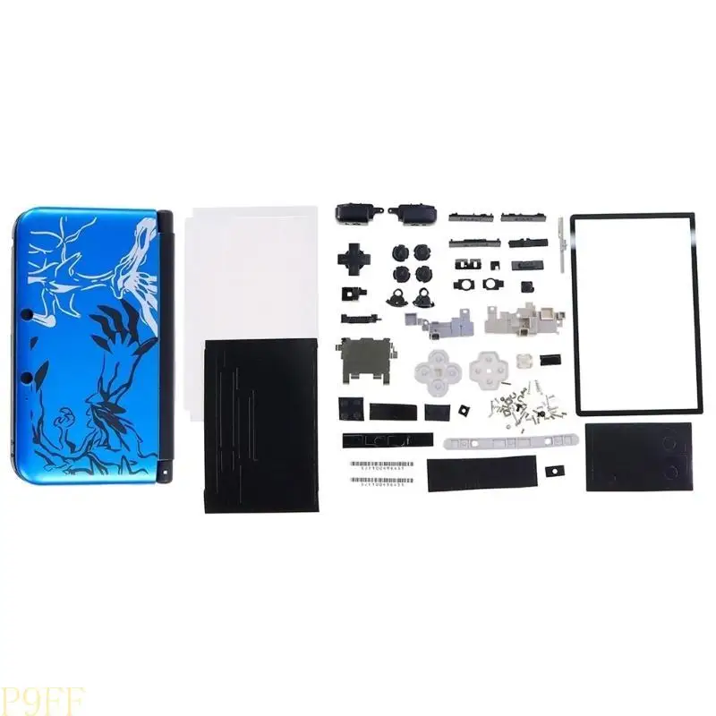 

CS1W Full Housing Protective Case with Button For 3DS XL Video Game Consoles Unisex