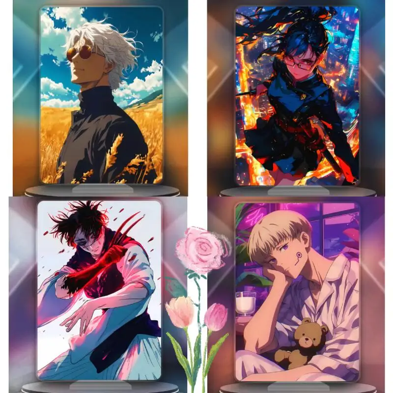 

Acrylic Standing Plates for Jjk Satoru Gojo Maki Zenin Kamo Noritoshi Toge Inumaki Choso Anime Self-Made Acrylic Standee Gifts