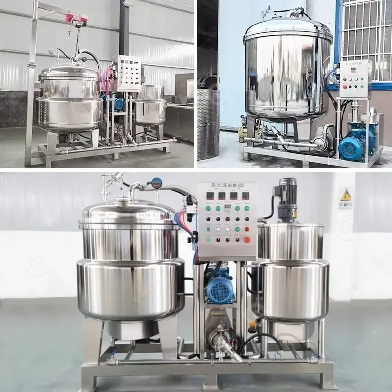 Vacuum Candied Fruit Soaking Equipment Dipping Concentration Sugar Pot Impregnation Immersing Tank for Food Processing