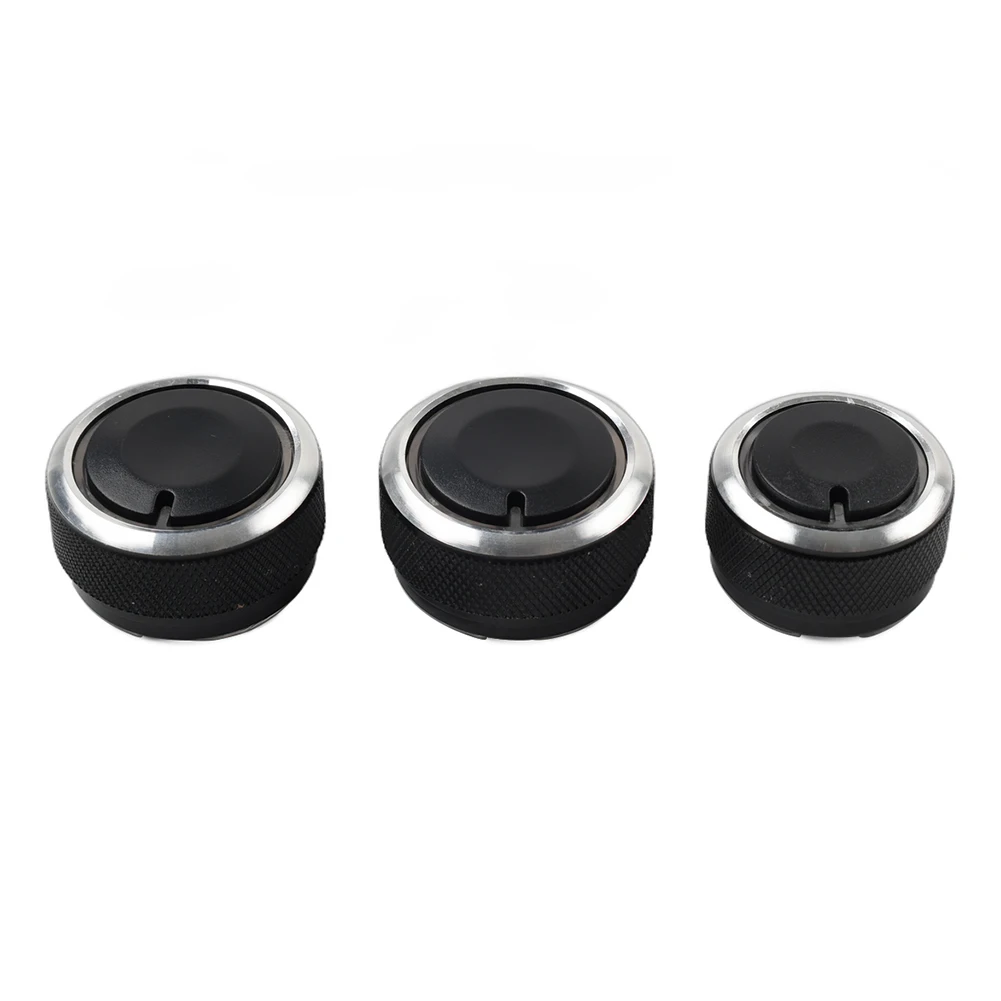 Auto Air Conditioning Heat Control Knob A/C Switch 3Pcs for VW POLO 9N 9N3 6R 2004 2005 2006 2007 2008 2009 2010 2011 2012 2013