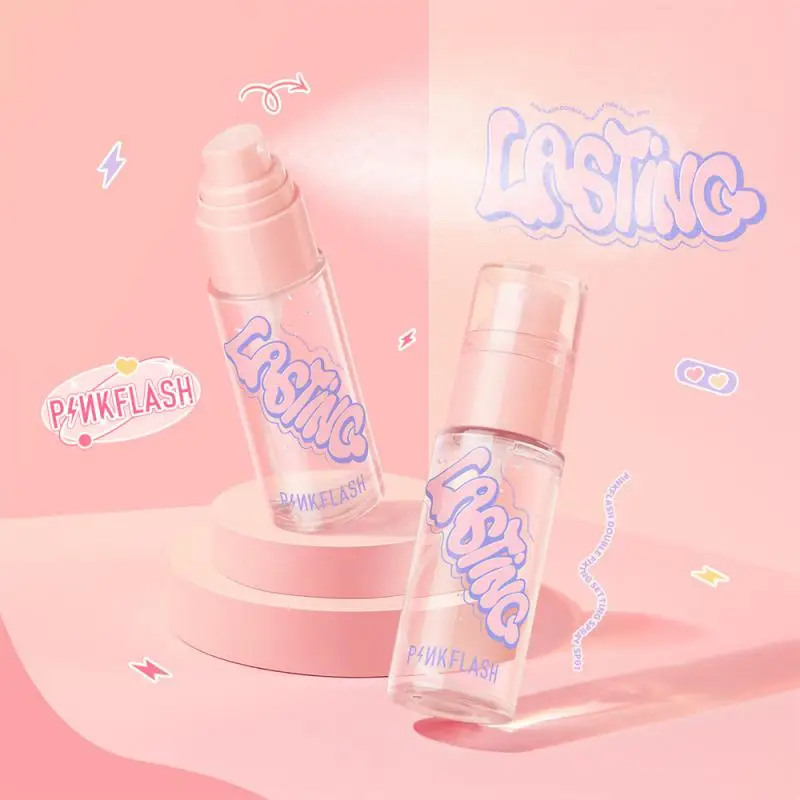 PINKFLASH Spray de ajuste hidratante mate, bloqueo de control de aceite, formación rápida de película, maquillaje facial de larga duración, cosméticos para mujeres