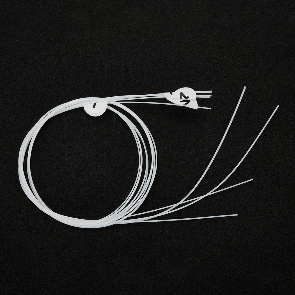 4PCS/Set Nylon Strings Ukulele String For 21 23 26 Inch Ukuleles Compatible With Soprano Concert And Tenor Ukulele Models