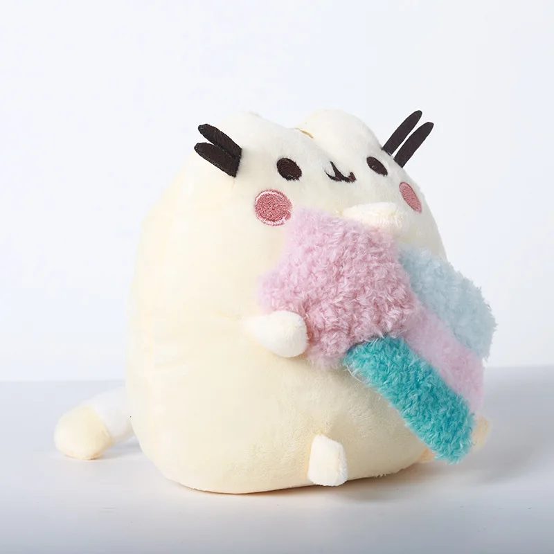 Pusheen pluszaki lalki kreskówka Anime marzycielskie chmury tęcze kot wypchane zwierzęta dekoracja domu zbiorowe modele akcesoria zabawki