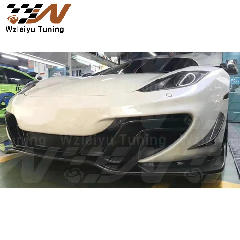 

DM Style Carbon Fiber Front Bumper Lip Fit For 12C MP4 12-14 High Quality Fitment